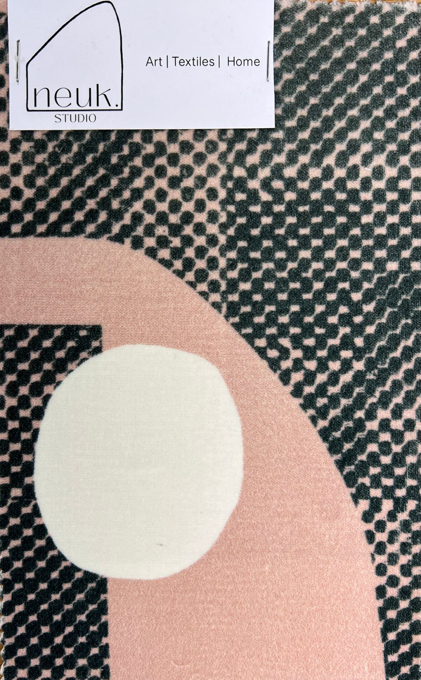 Thea Dappled - Pink Clay & Petrol Blue