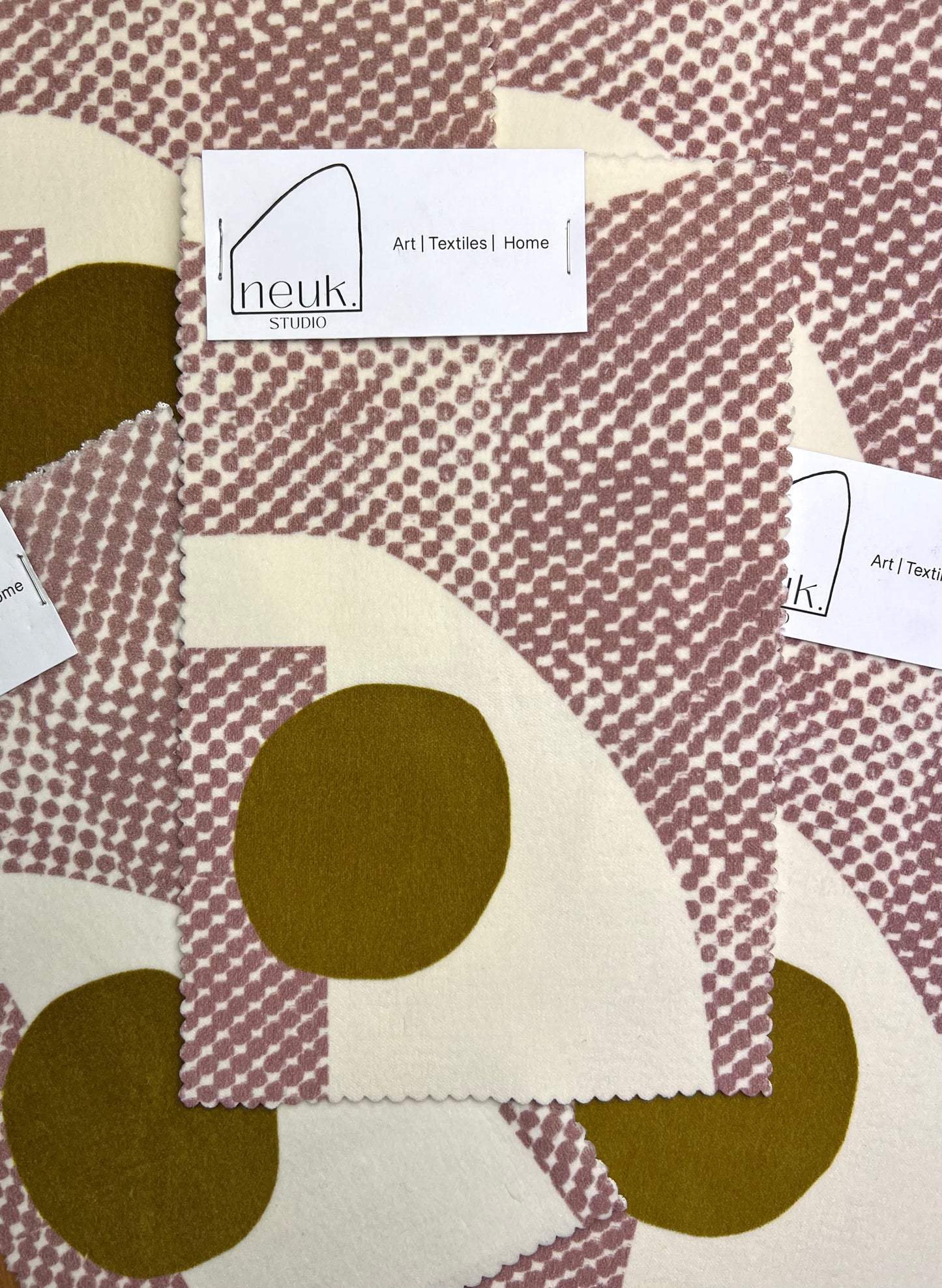 Thea Dappled - Pastel Pink & Ochre