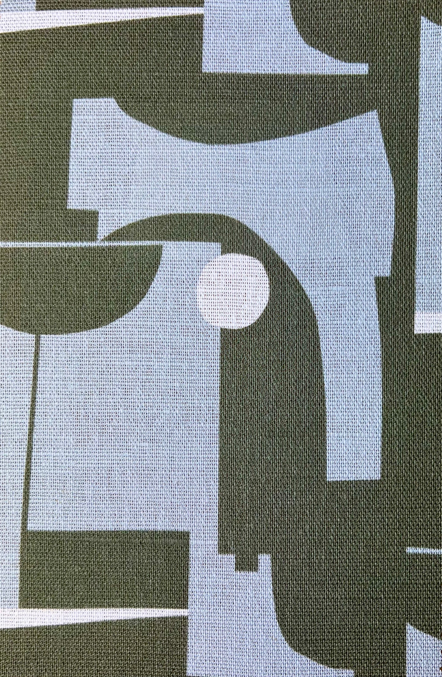 Thea - Deep Forest Green & Pastel Blue