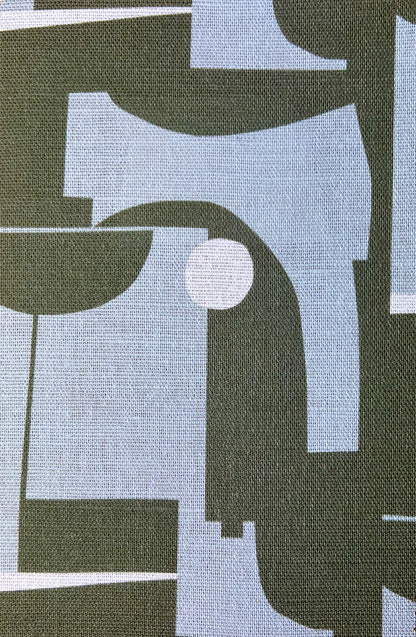 Thea - Deep Forest Green & Pastel Blue