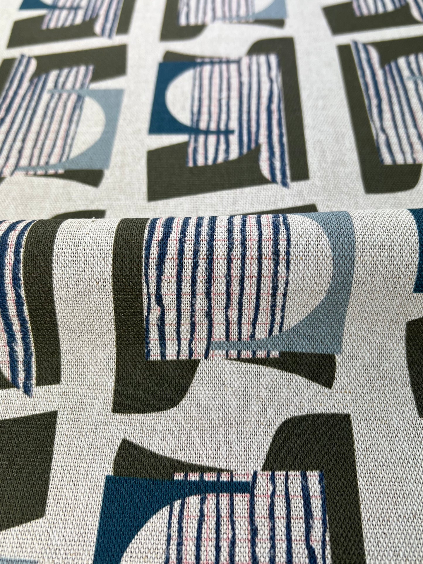 Mirren - Dark Olive & Blue