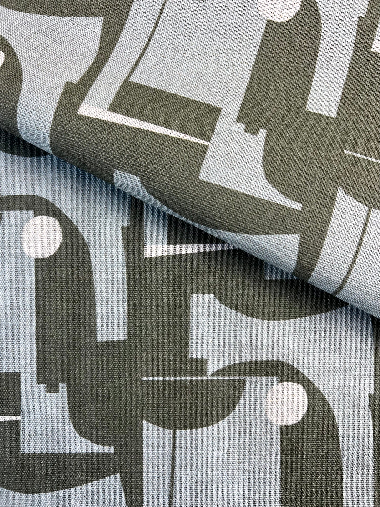 Thea - Deep Forest Green & Pastel Blue