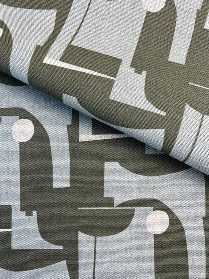 Thea - Deep Forest Green & Pastel Blue