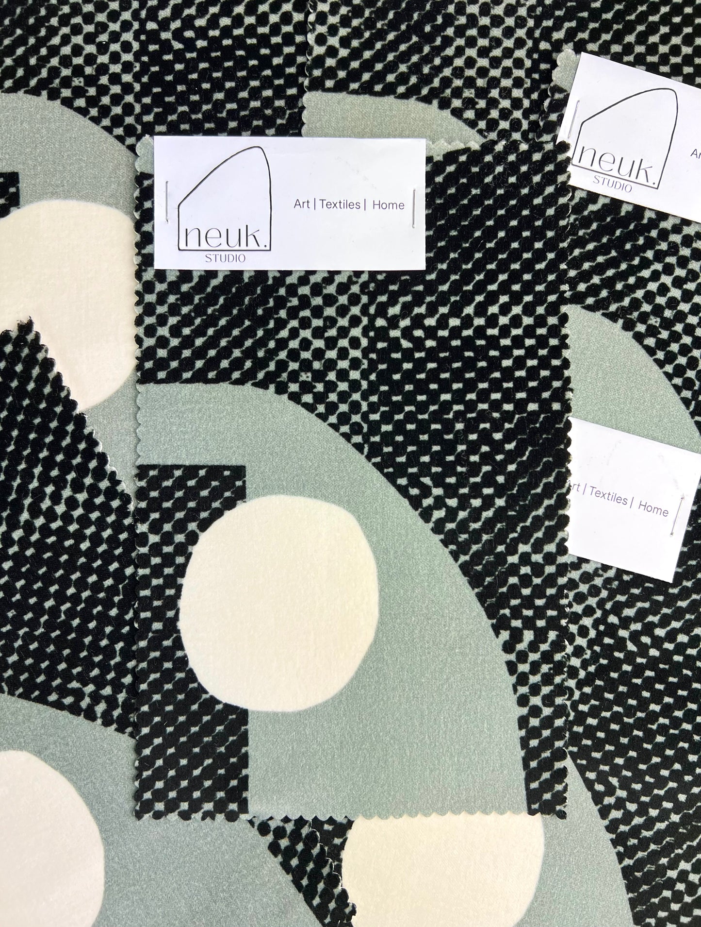 Thea Dappled - Dusky Blue & Charcoal